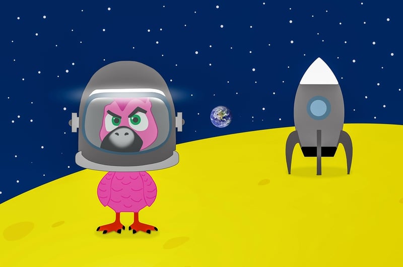 Spaceship in Space